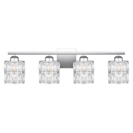 Quoizel Gibson 4-Light Polished Chrome Vanity Light GIB8630C